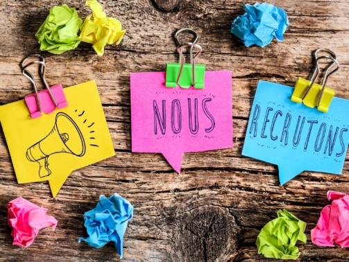 Note Post-it : nous recrutons